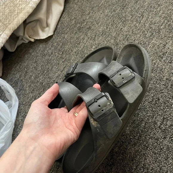 birkenstock rubber sandals size 39 (womans size 9) - Picture 4 of 8